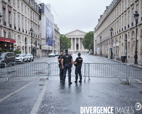 JO, 2024 la rue Royale ferme aux pitons et  la circulation