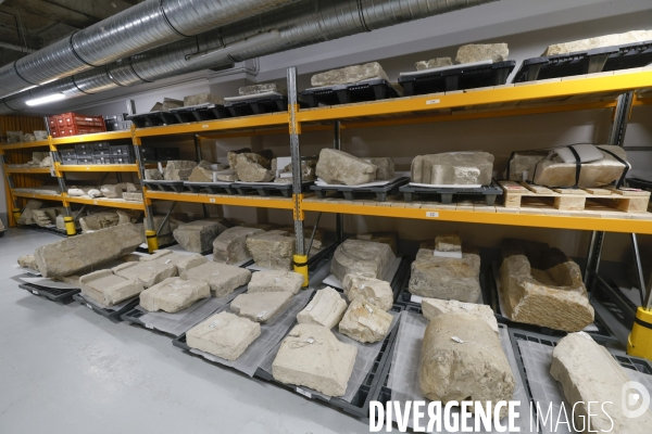 Les reserves du pole archeologique de la ville de paris