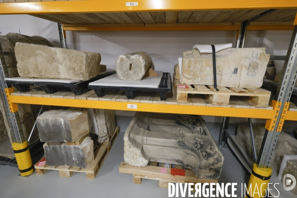Les reserves du pole archeologique de la ville de paris