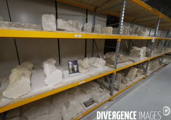 Les reserves du pole archeologique de la ville de paris