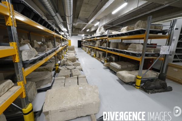 Les reserves du pole archeologique de la ville de paris