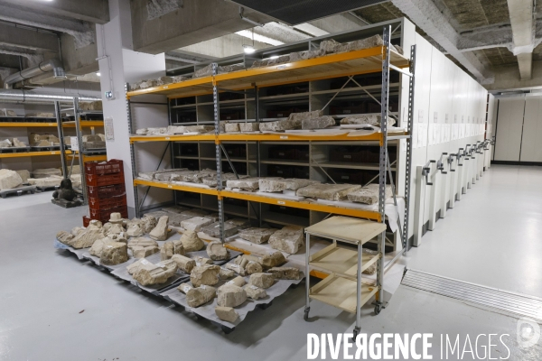Les reserves du pole archeologique de la ville de paris