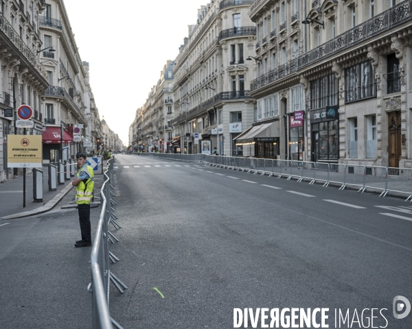 Paris JO 2024, quelques instants avant le passage du marathon masculin.