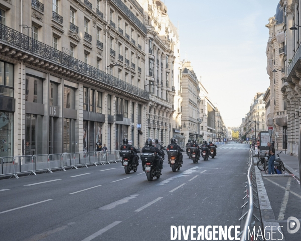 Paris JO 2024, quelques instants avant le passage du marathon masculin.