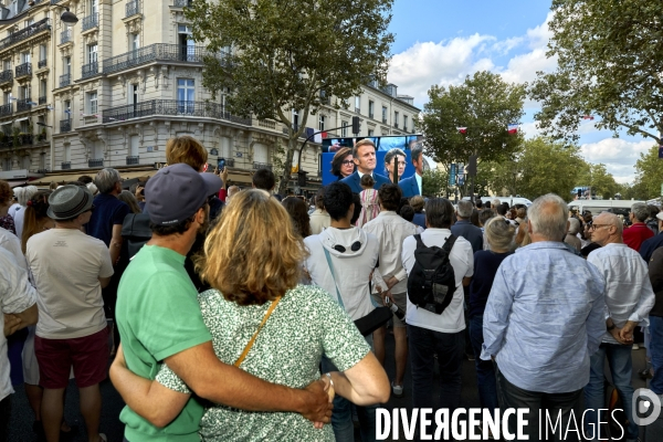 Commemoration Liberation Paris Macron Attal PM