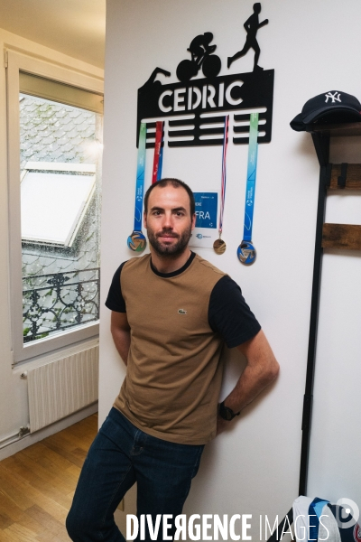 La paratriathlète Cédric Denuzière