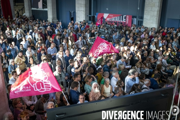 Meeting du NFP au Campus d été du PS