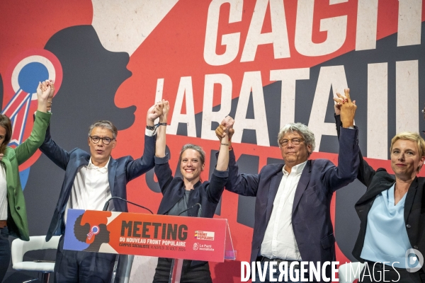 Meeting du NFP au Campus d été du PS