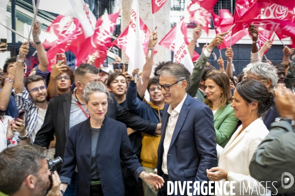 Meeting du NFP au Campus d été du PS