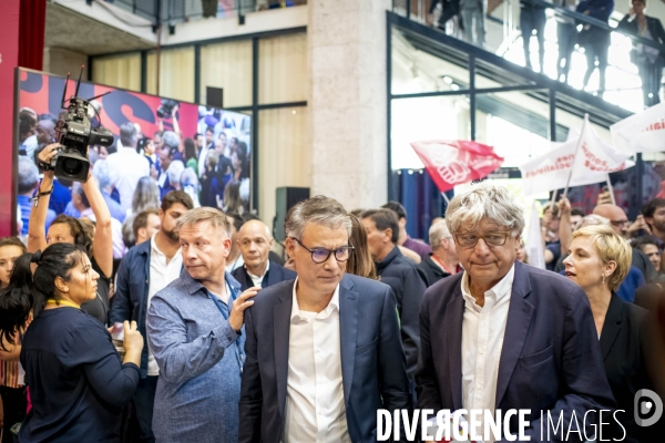 Meeting du NFP au Campus d été du PS