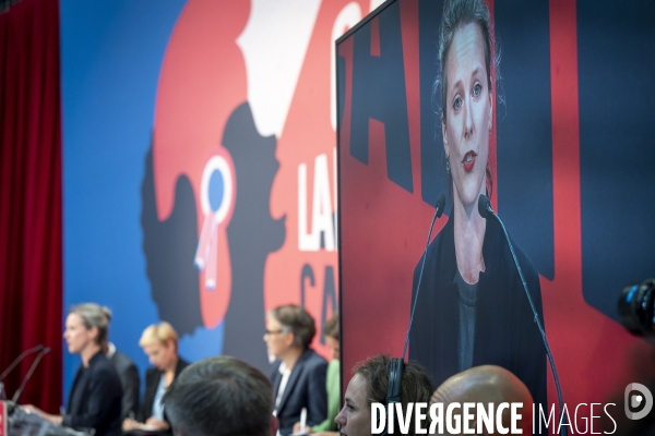 Meeting du NFP au Campus d été du PS