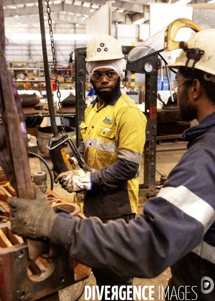 Usine de nickel KNS en Province Nord, Nouvelle Calédonie