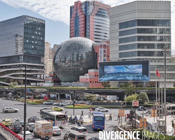 Shanghaï ,centres commerciaux de  Xujiahui