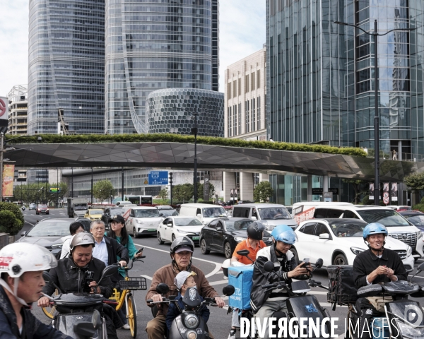 Shanghaï ,centres commerciaux de  Xujiahui