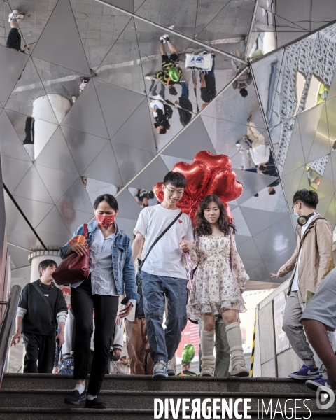 Shanghaï ,centres commerciaux de  Xujiahui