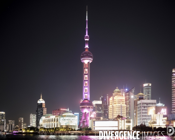 Shanghaï, le skyline vue depuis le Bund