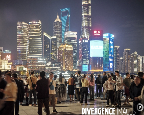 Shanghaï, le skyline vue depuis le Bund