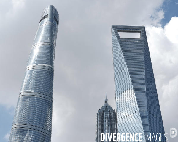 Shanghai tower, Jin Mao Tower et Shanghai World Financial Cente