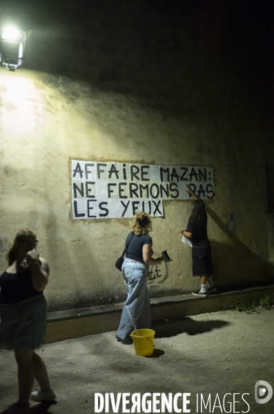 Viols de Mazan et collage féministe
