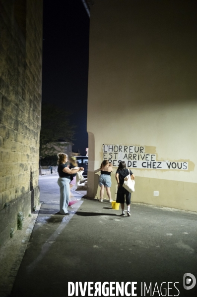 Viols de Mazan et collage féministe