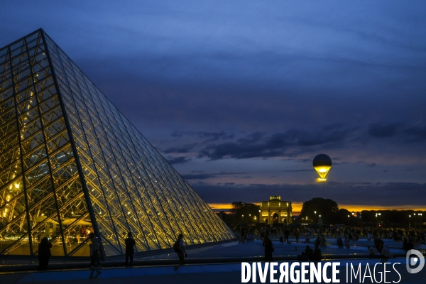 La vasque olympique s envole des tuileries