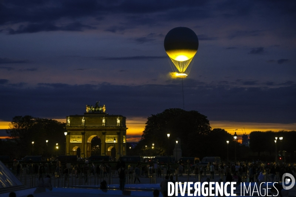 La vasque olympique s envole des tuileries
