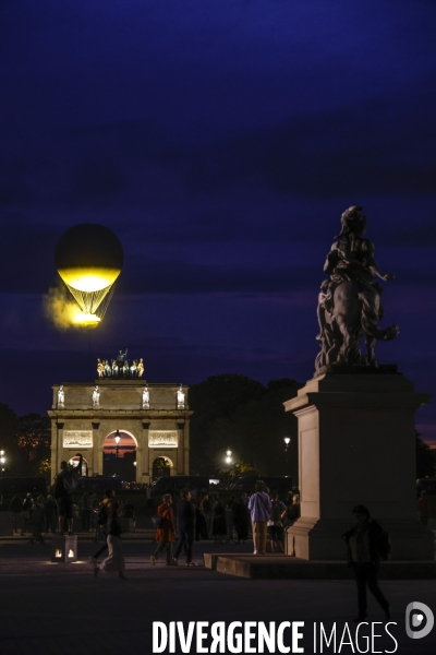 La vasque olympique s envole des tuileries