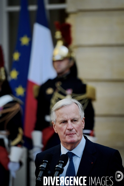 Passation de pouvoir entre Gabriel Attal et Michel Barnier