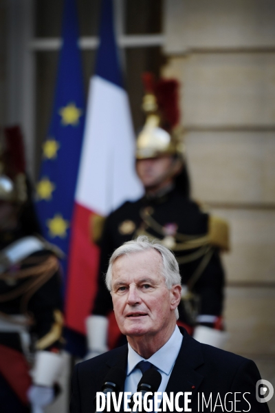 Passation de pouvoir entre Gabriel Attal et Michel Barnier