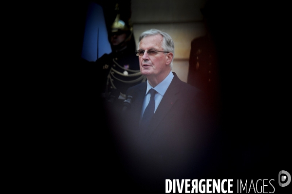 Passation de pouvoir entre Gabriel Attal et Michel Barnier