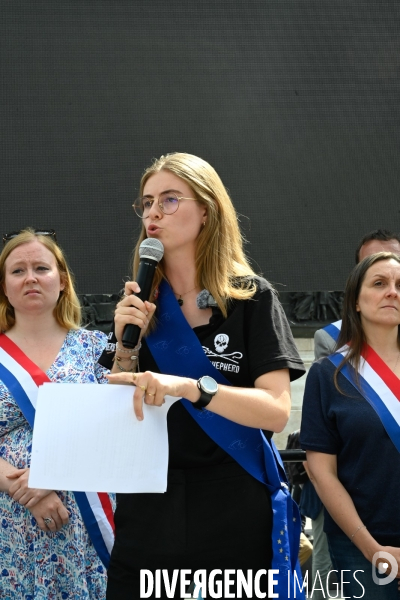 Rassemblement en soutien à Paul Watson, à Paris.