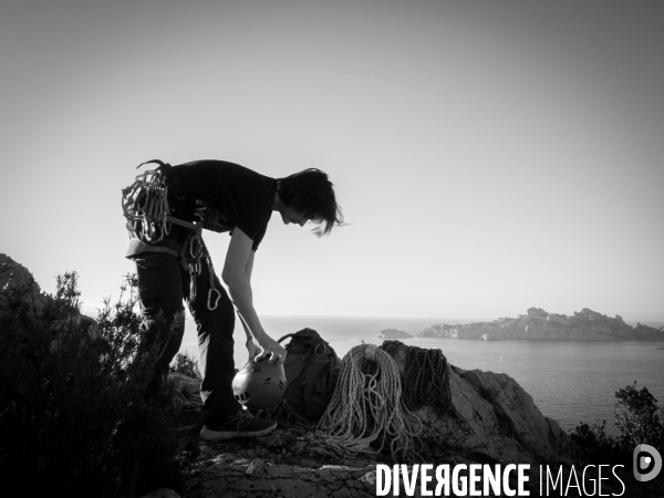 Escalade dans les calanques