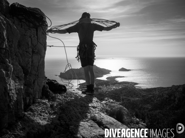 Escalade dans les calanques