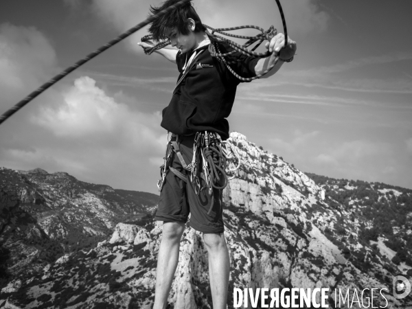 Escalade dans les calanques