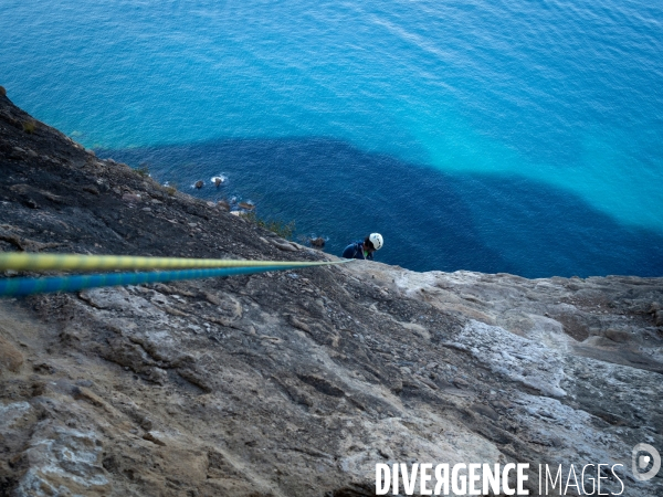 Escalade dans les calanques