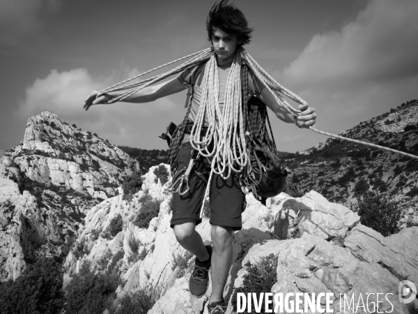 Escalade dans les calanques