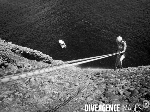 Escalade dans les calanques