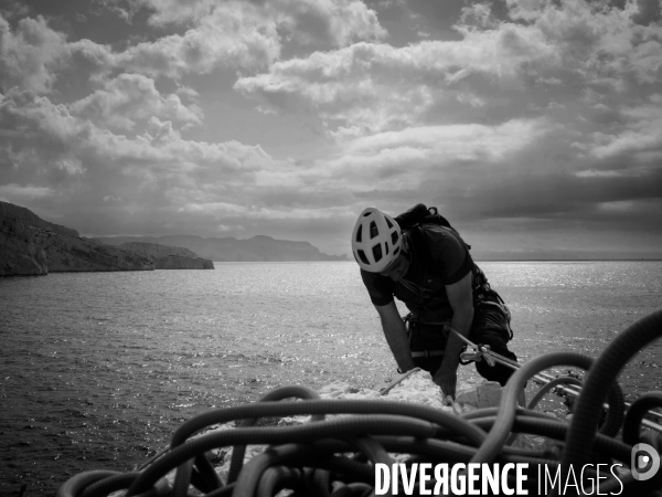 Escalade dans les calanques