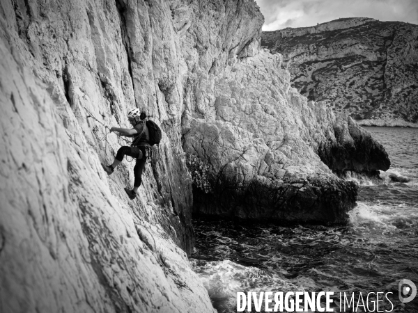 Escalade dans les calanques