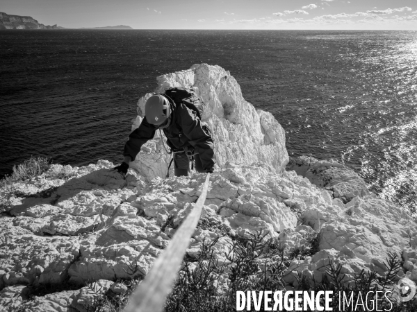 Escalade dans les calanques