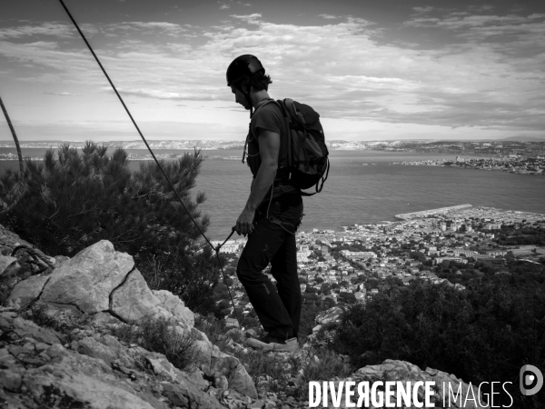 Escalade dans les calanques