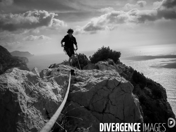 Escalade dans les calanques