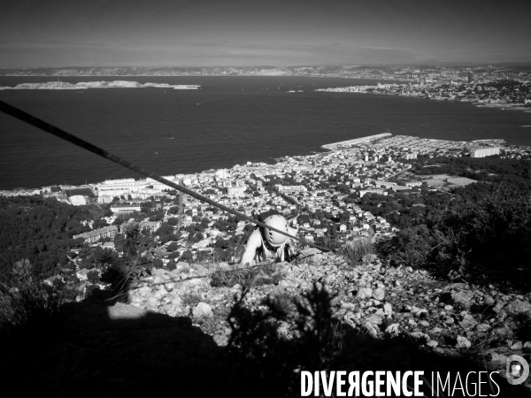 Escalade dans les calanques