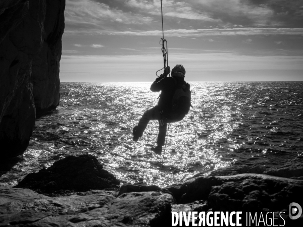 Escalade dans les calanques