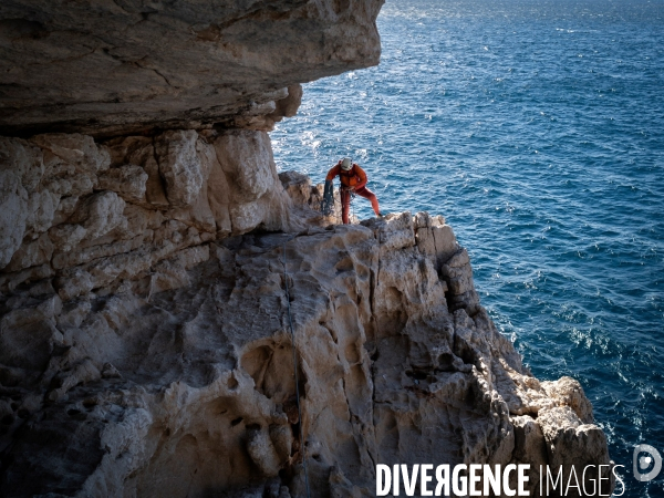 Escalade dans les calanques