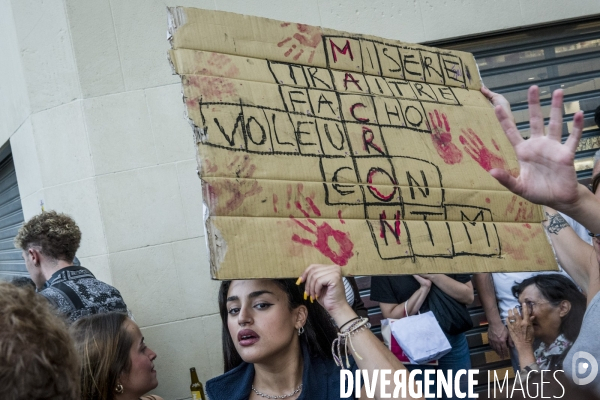 Montpellier, 07.09.2024. Manifestation contre  le coup de force de Macron 