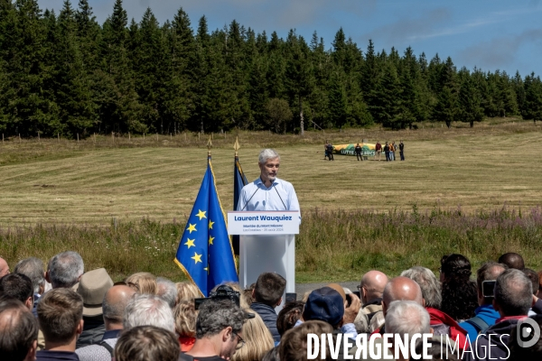 Laurent Wauquiez : montée du Mont Mézenc.