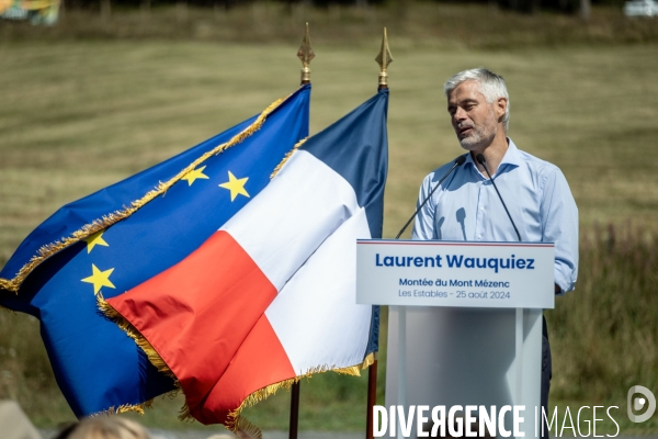 Laurent Wauquiez : montée du Mont Mézenc.