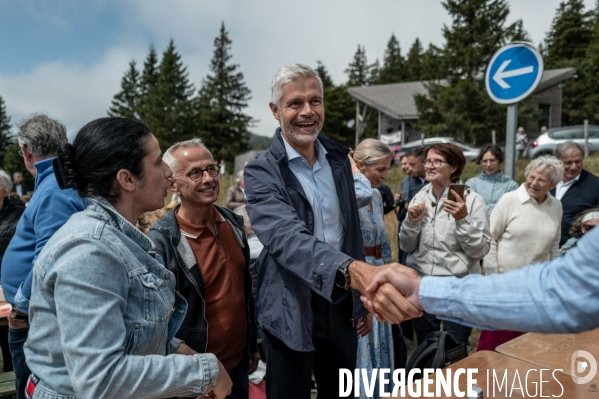 Laurent Wauquiez : montée du Mont Mézenc.