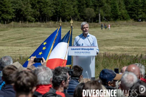 Laurent Wauquiez : montée du Mont Mézenc.